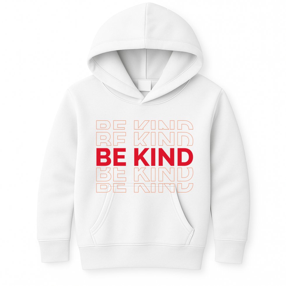 Be Kind Repeat Kids Hoodie