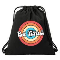 Be Kind Retro Emblem Drawstring Bag