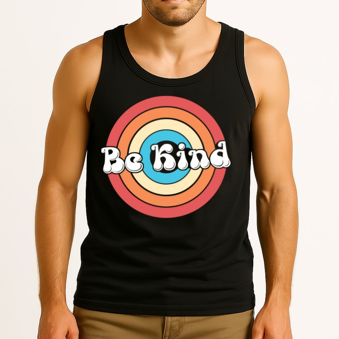 Be Kind Retro Emblem Tank Top