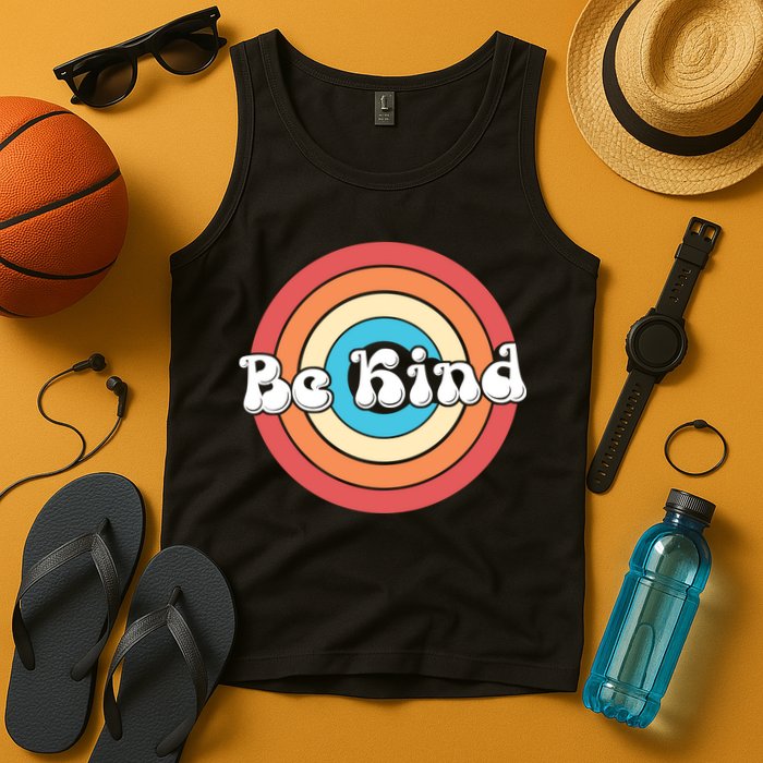 Be Kind Retro Emblem Tank Top
