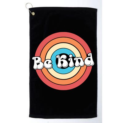 Be Kind Retro Emblem Golf Towel