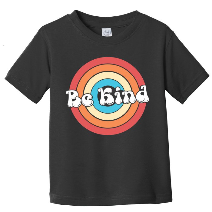 Be Kind Retro Emblem Toddler T-Shirt