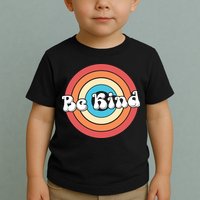 Be Kind Retro Emblem Toddler T-Shirt