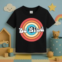 Be Kind Retro Emblem Toddler T-Shirt