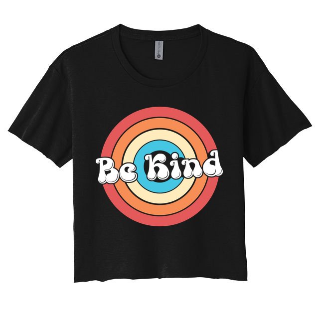 Be Kind Retro Emblem Crop Top