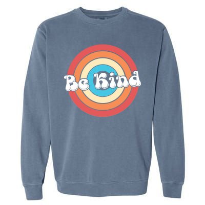 Be Kind Retro Emblem Garment-Dyed Sweatshirt