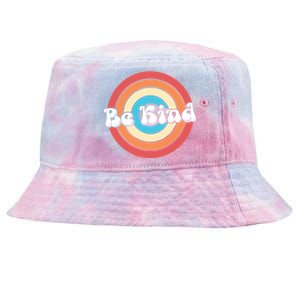 Be Kind Retro Emblem Tie-Dyed Bucket Hat