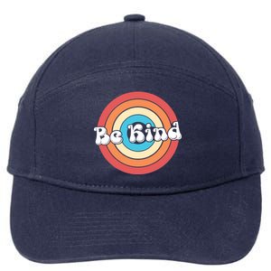 Be Kind Retro Emblem 7-Panel Snapback Hat