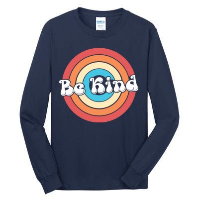 Be Kind Retro Emblem Tall Long Sleeve T-Shirt