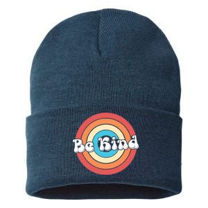 Be Kind Retro Emblem Sustainable Knit Beanie