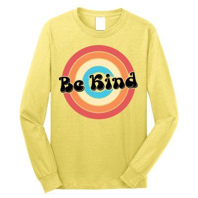 Be Kind Retro Emblem Long Sleeve Shirt