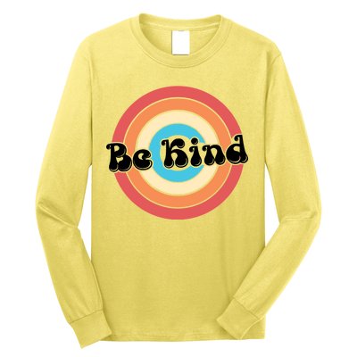 Be Kind Retro Emblem Long Sleeve Shirt