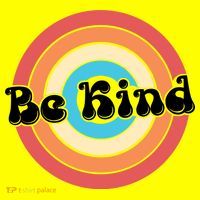 Be Kind Retro Emblem Button