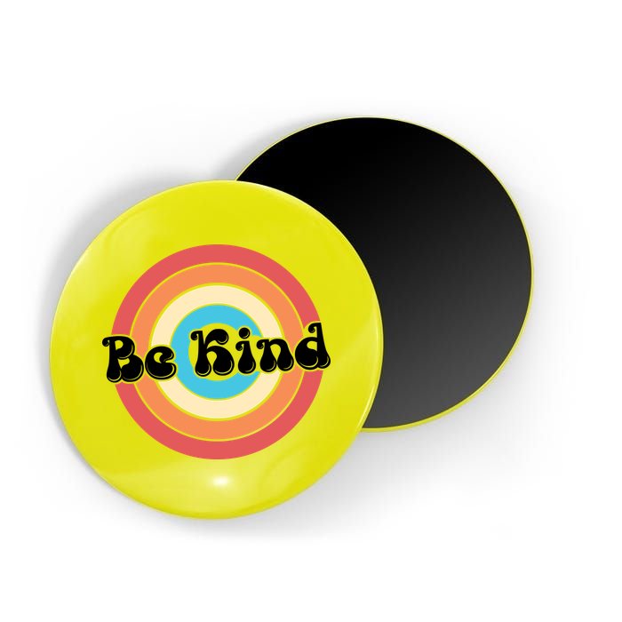 Be Kind Retro Emblem Magnet