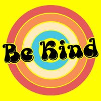 Be Kind Retro Emblem Women's V-Neck T-Shirt