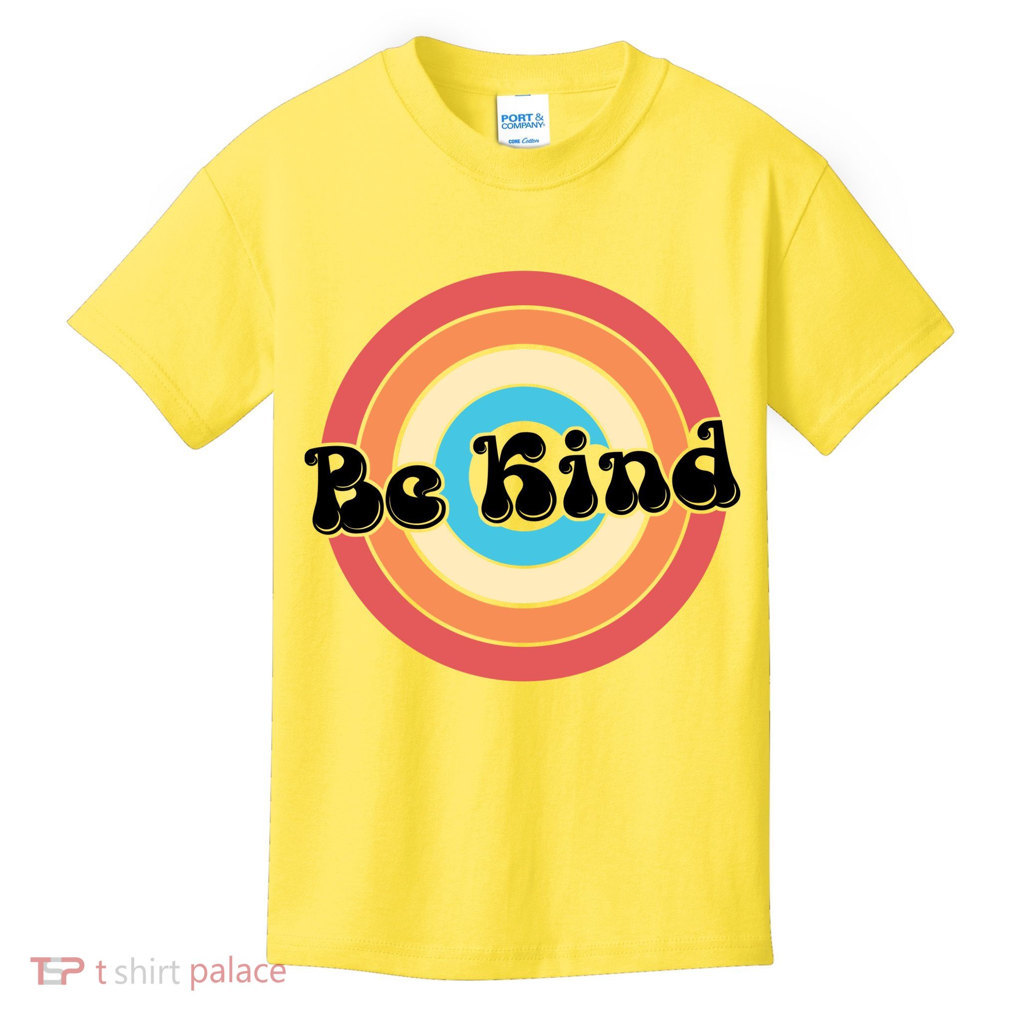 Be Kind Retro Emblem Kids T-Shirt