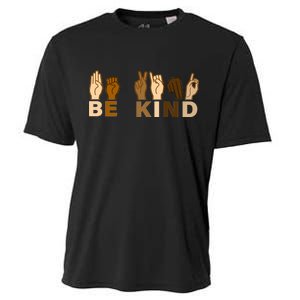 Be Kind Sign Language Cooling Performance Crew T-Shirt