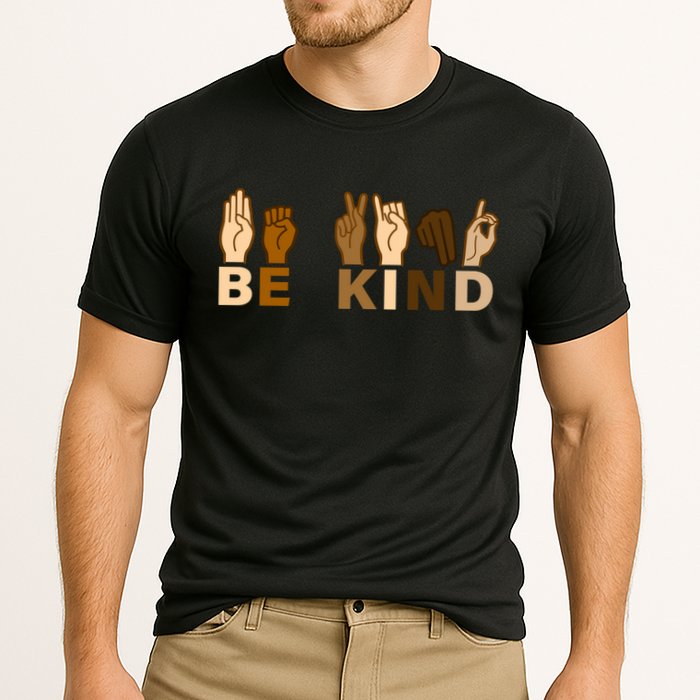 Be Kind Sign Language Cooling Performance Crew T-Shirt