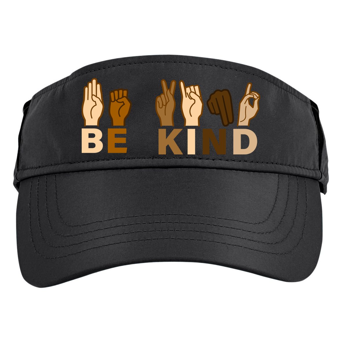 Be Kind Sign Language Adult Drive Performance Visor