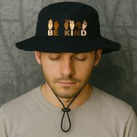 Be Kind Sign Language Bucket Hat