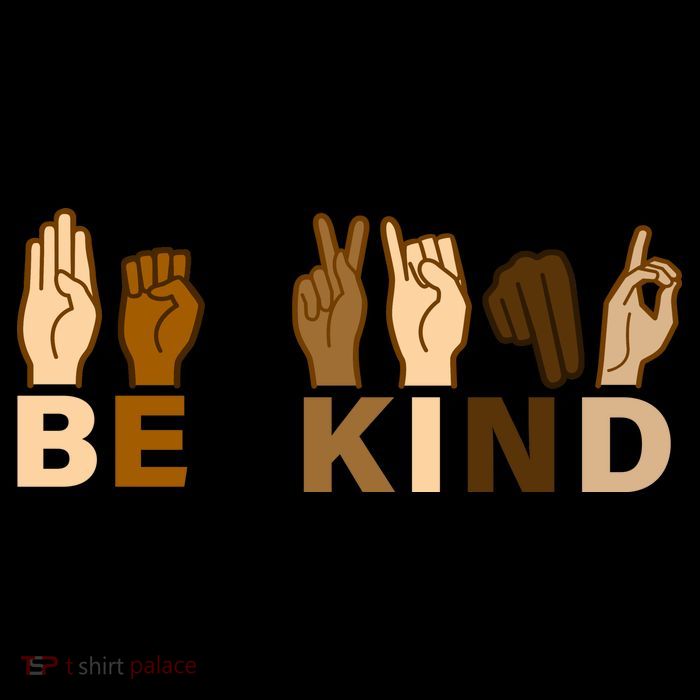 Be Kind Sign Language Bucket Hat