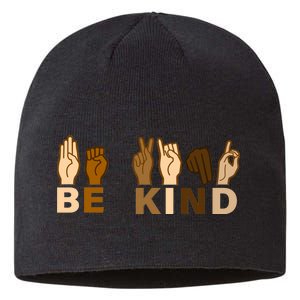 Be Kind Sign Language Sustainable Beanie