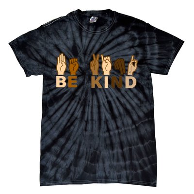 Be Kind Sign Language Tie-Dye T-Shirt