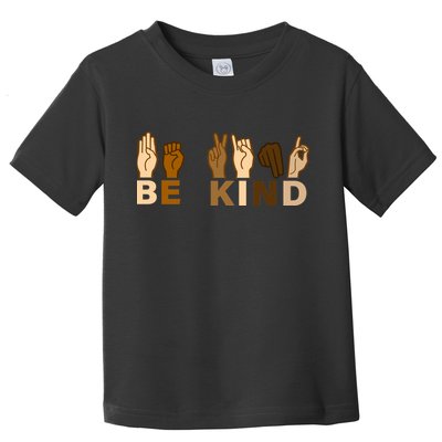 Be Kind Sign Language Toddler T-Shirt