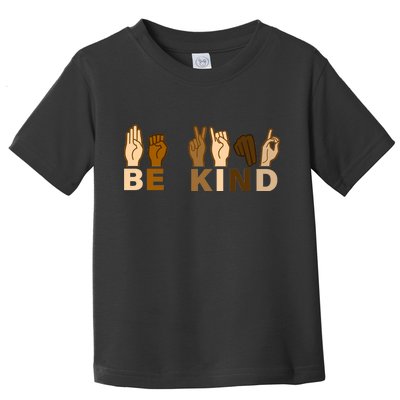 Be Kind Sign Language Toddler T-Shirt