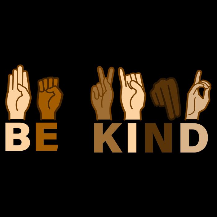 Be Kind Sign Language Wool Snapback Cap