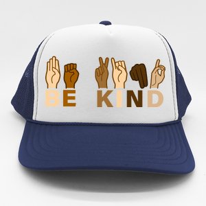 Be Kind Sign Language Trucker Hat