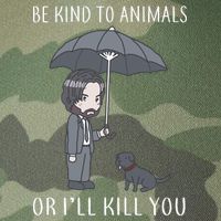 Be Kind To Animals Or I'll Kill You Legacy Tie Dye Trucker Hat
