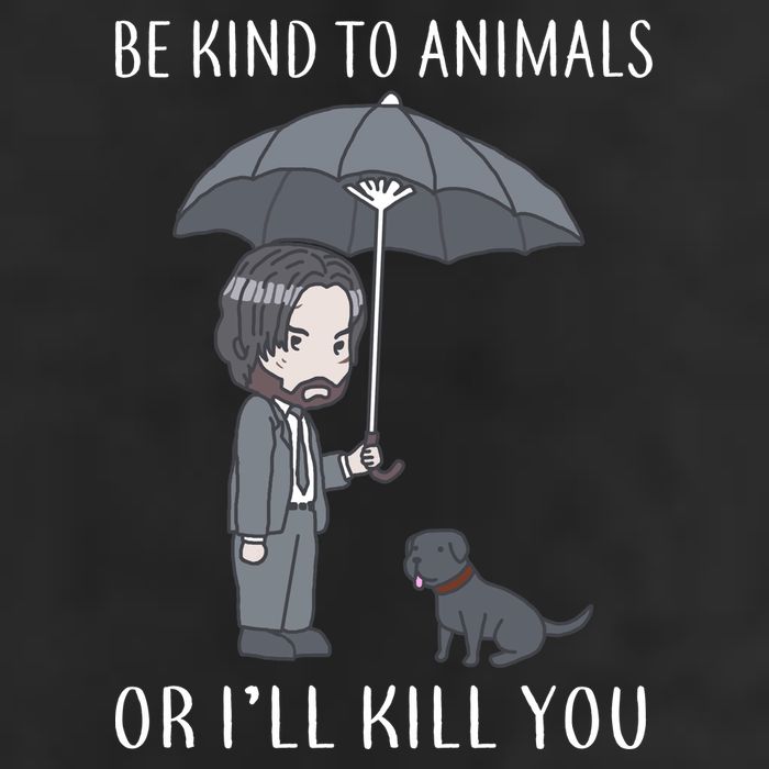 Be Kind To Animals Or I'll Kill You Golf Towel