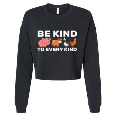 Be Kind To Every Kind Cropped Pullover Crew