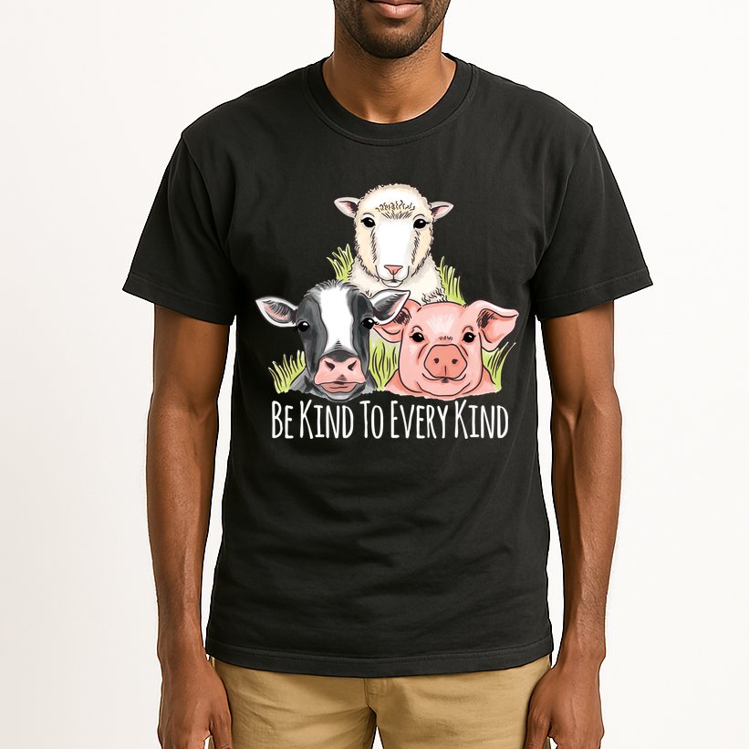 Be Kind To Every Kind Vegan Tall T-Shirt