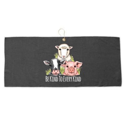 Be Kind To Every Kind Vegan Large Microfiber Waffle Golf Towel