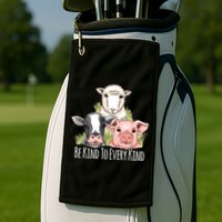 Be Kind To Every Kind Vegan Golf Towel