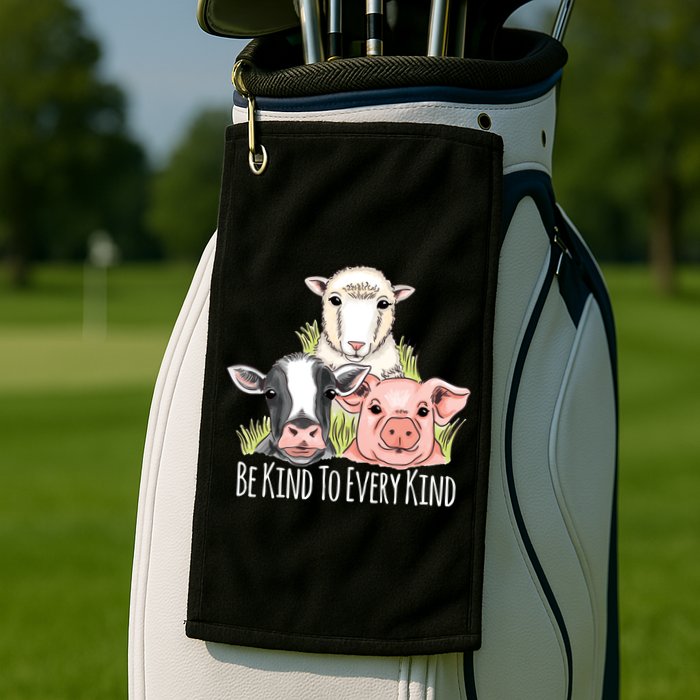 Be Kind To Every Kind Vegan Golf Towel