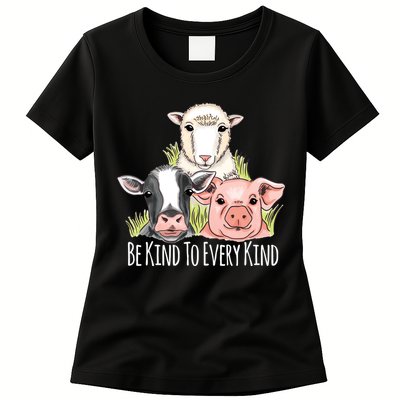 Be Kind To Every Kind Vegan Womens T-Shirt