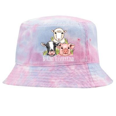 Be Kind To Every Kind Vegan Tie-Dyed Bucket Hat