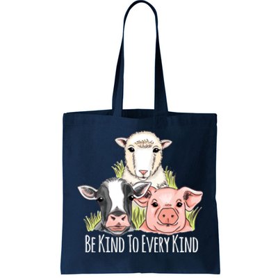 Be Kind To Every Kind Vegan Tote Bag