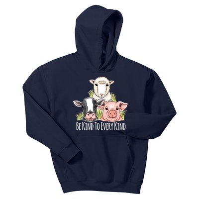 Be Kind To Every Kind Vegan Kids Hoodie