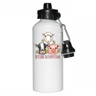 Be Kind To Every Kind Vegan Aluminum Water Bottle