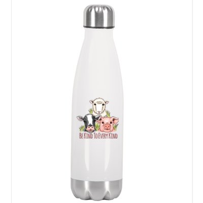 Be Kind To Every Kind Vegan Stainless Steel Insulated Water Bottle