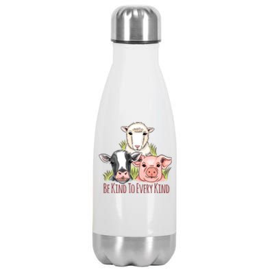 Be Kind To Every Kind Vegan Stainless Steel Insulated Water Bottle