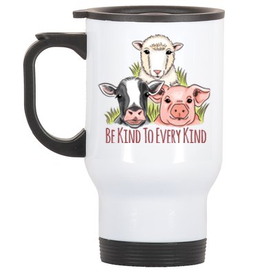 Be Kind To Every Kind Vegan Stainless Steel Travel Mug