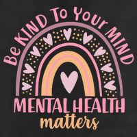 Be Kind To Your Mind Mental Health Matters Patten Rainbow Adult Drive Performance Visor