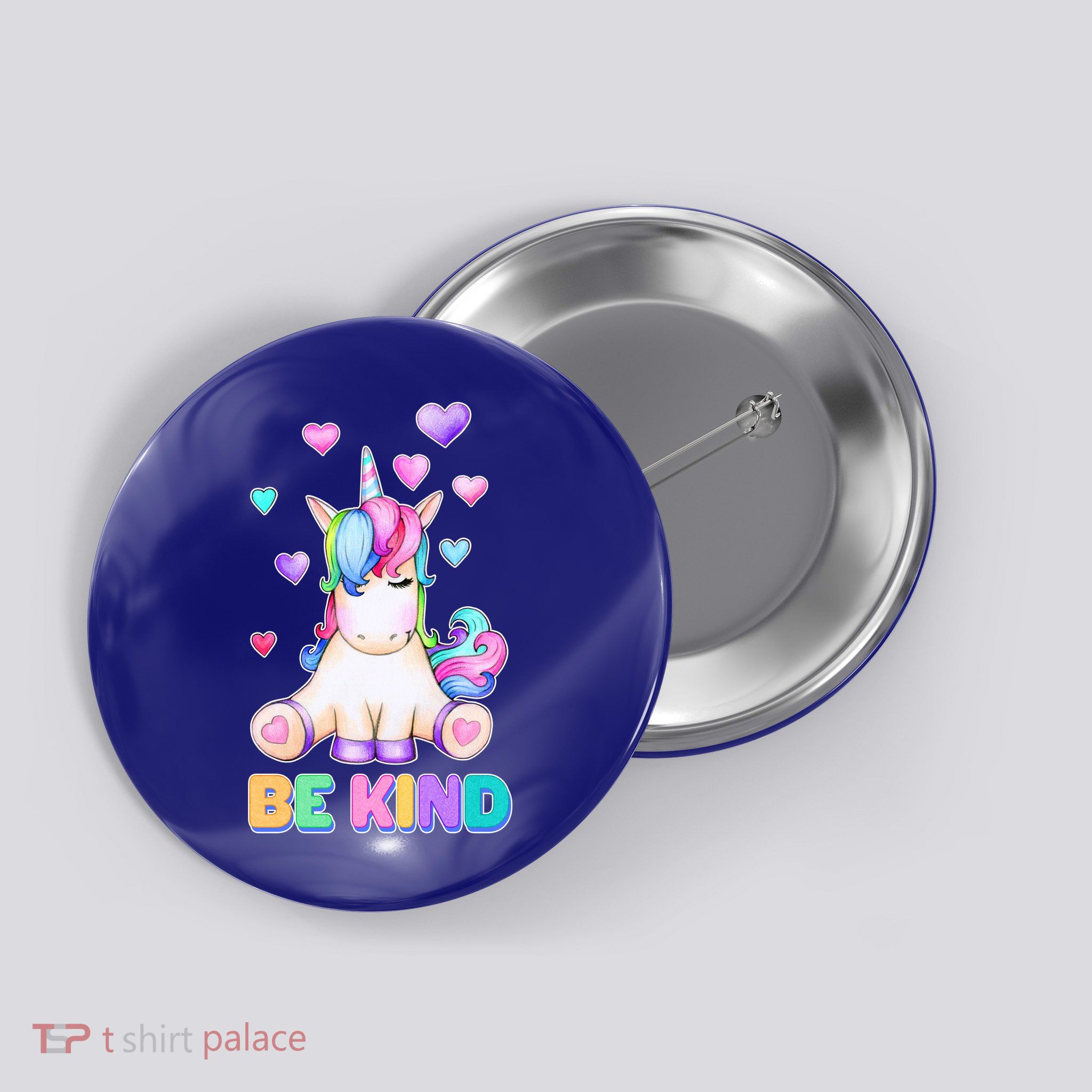 Be Kind Unicorn Button