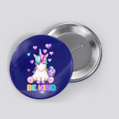 Be Kind Unicorn Button