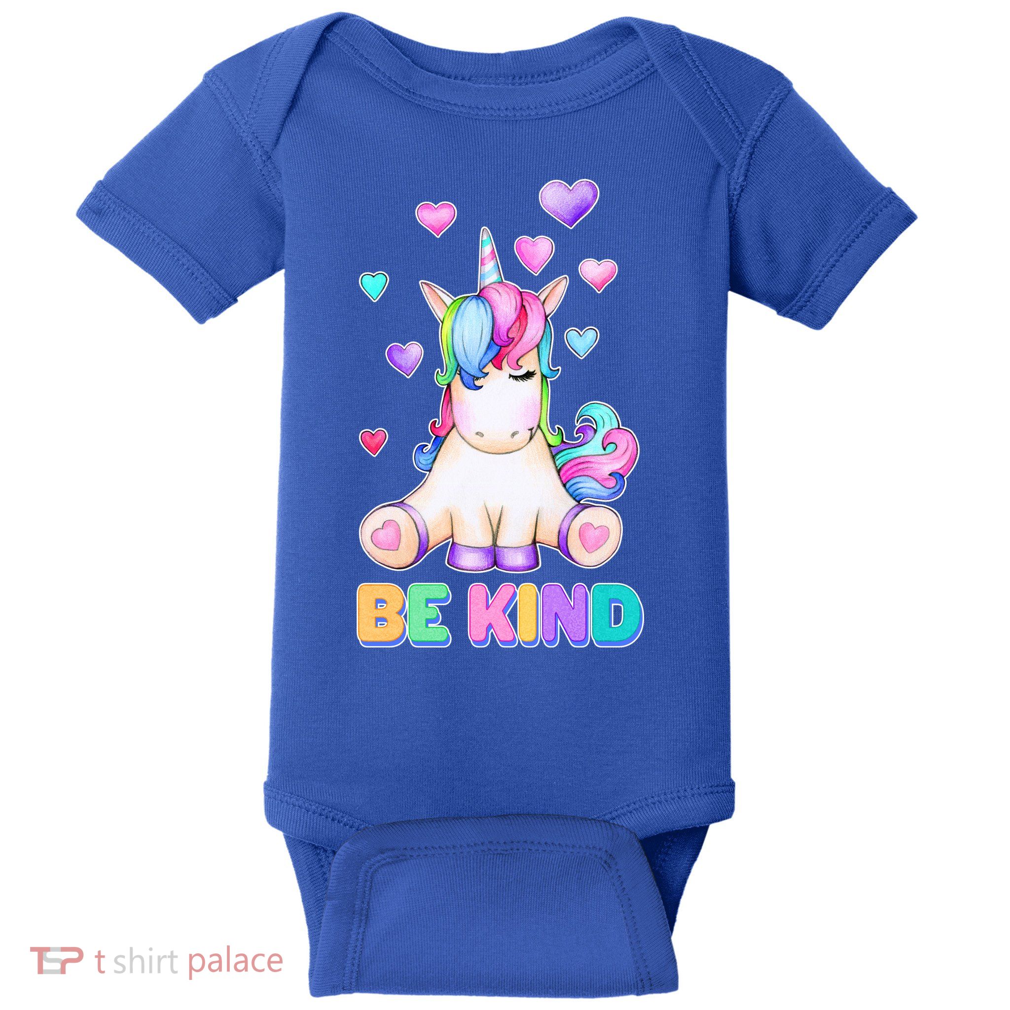 Be Kind Unicorn Baby Bodysuit